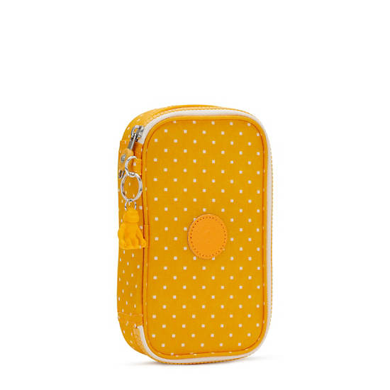 Kipling 50 Pens Printed Case Väska Gula | SE 1320RV